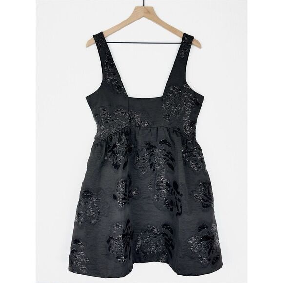 Maeve Black Floral Mini Dress - Picture 2 of 15